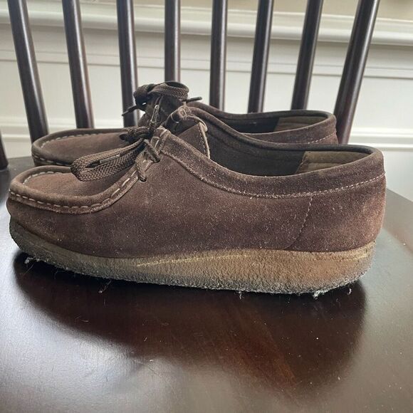 Clarks Original Wallabies Brown Suede $150 Womens 7 - Picture 2 of 8